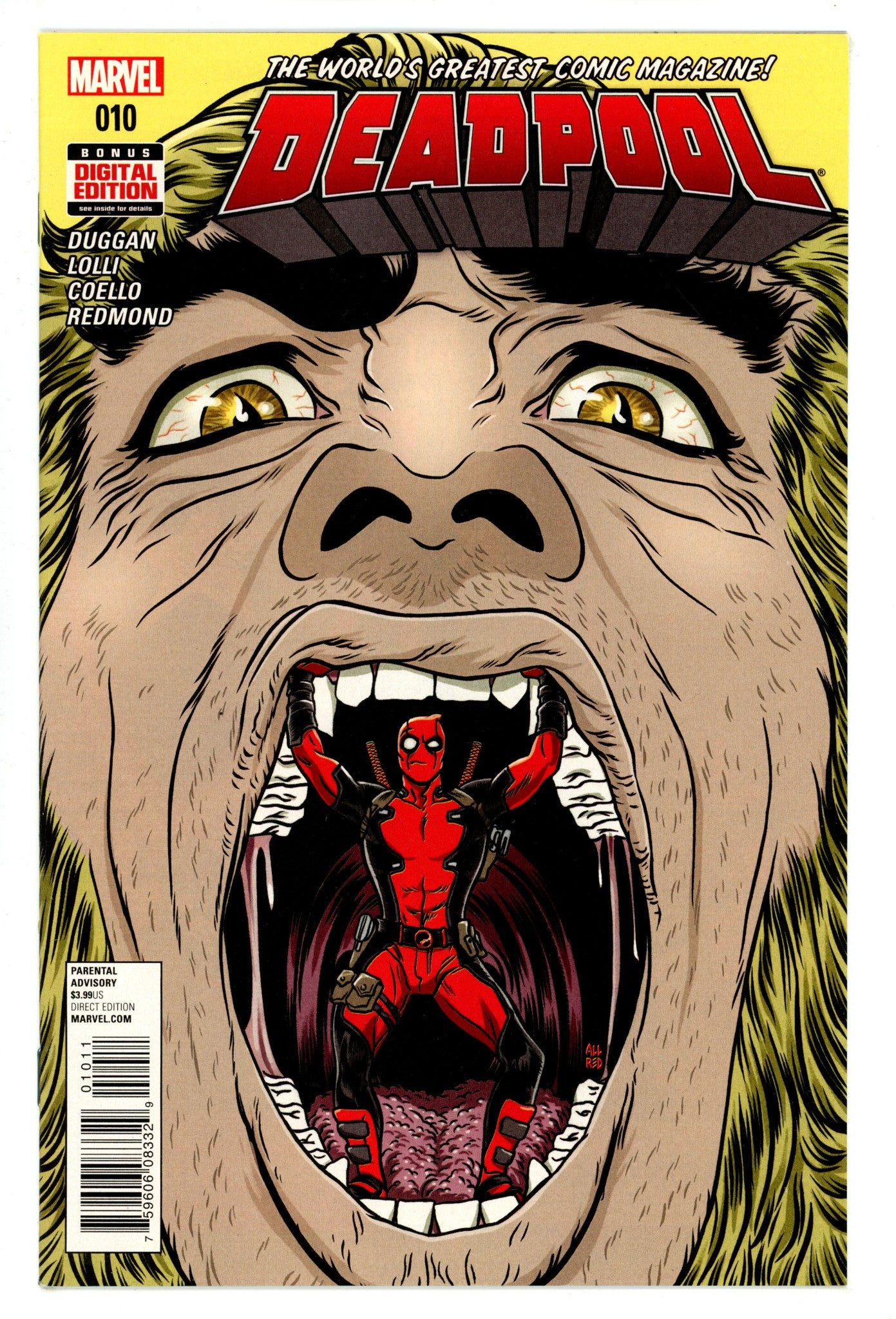 Deadpool Vol 5 10 High Grade (2016) 