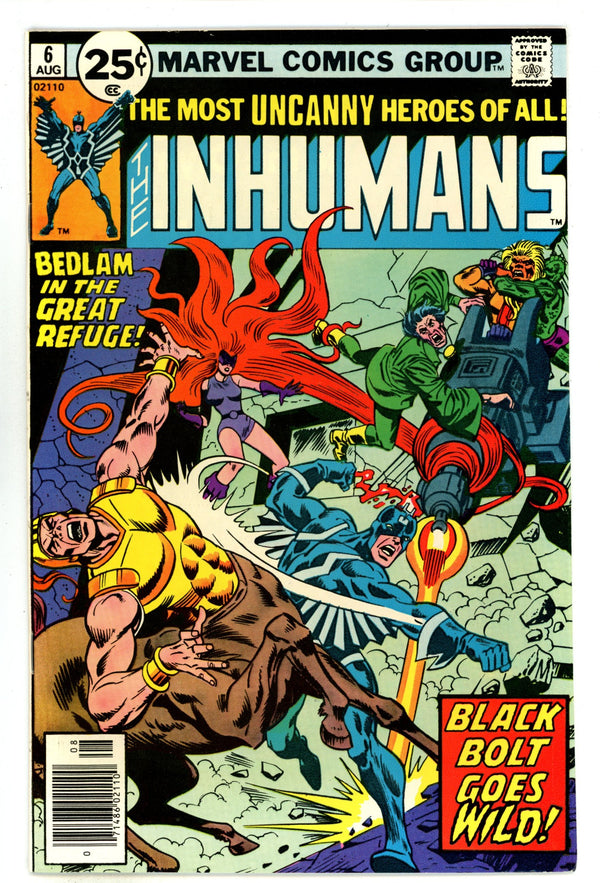 The Inhumans Vol 1 6 VF/NM (9.0) (1976)
