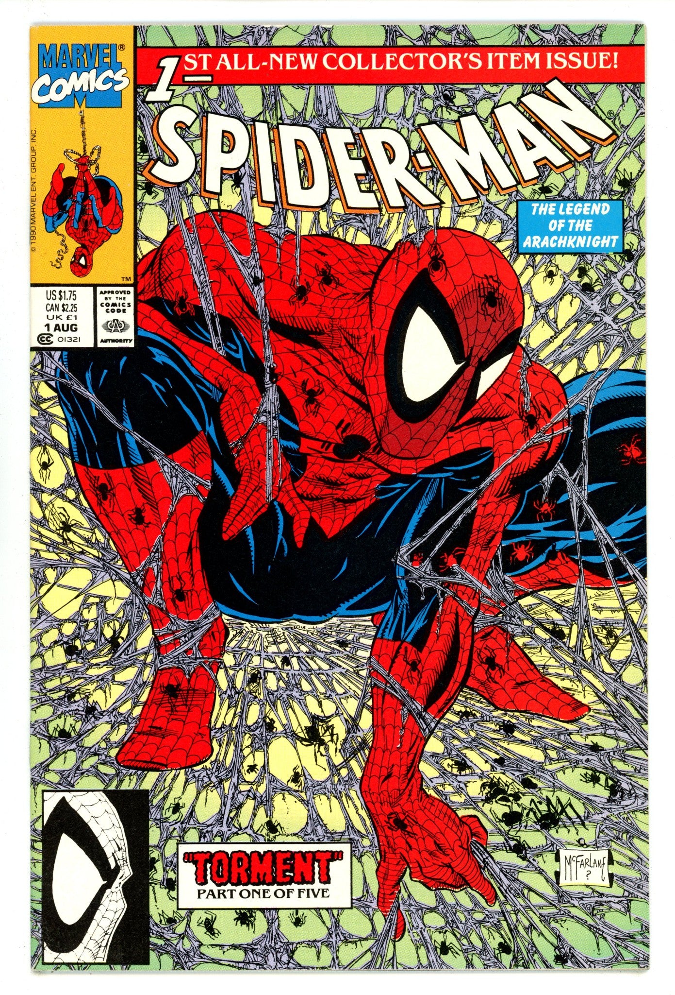 Spider-Man Vol 1 1 VF/NM (9.0) (1990) 