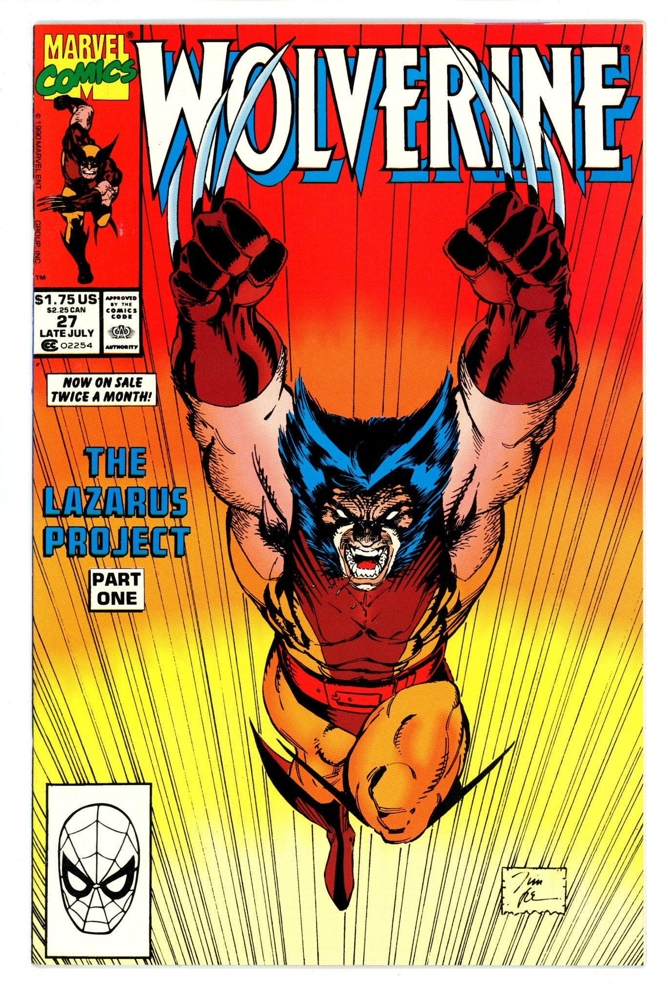 Wolverine Vol 2 27 VF/NM (9.0) (1990) 