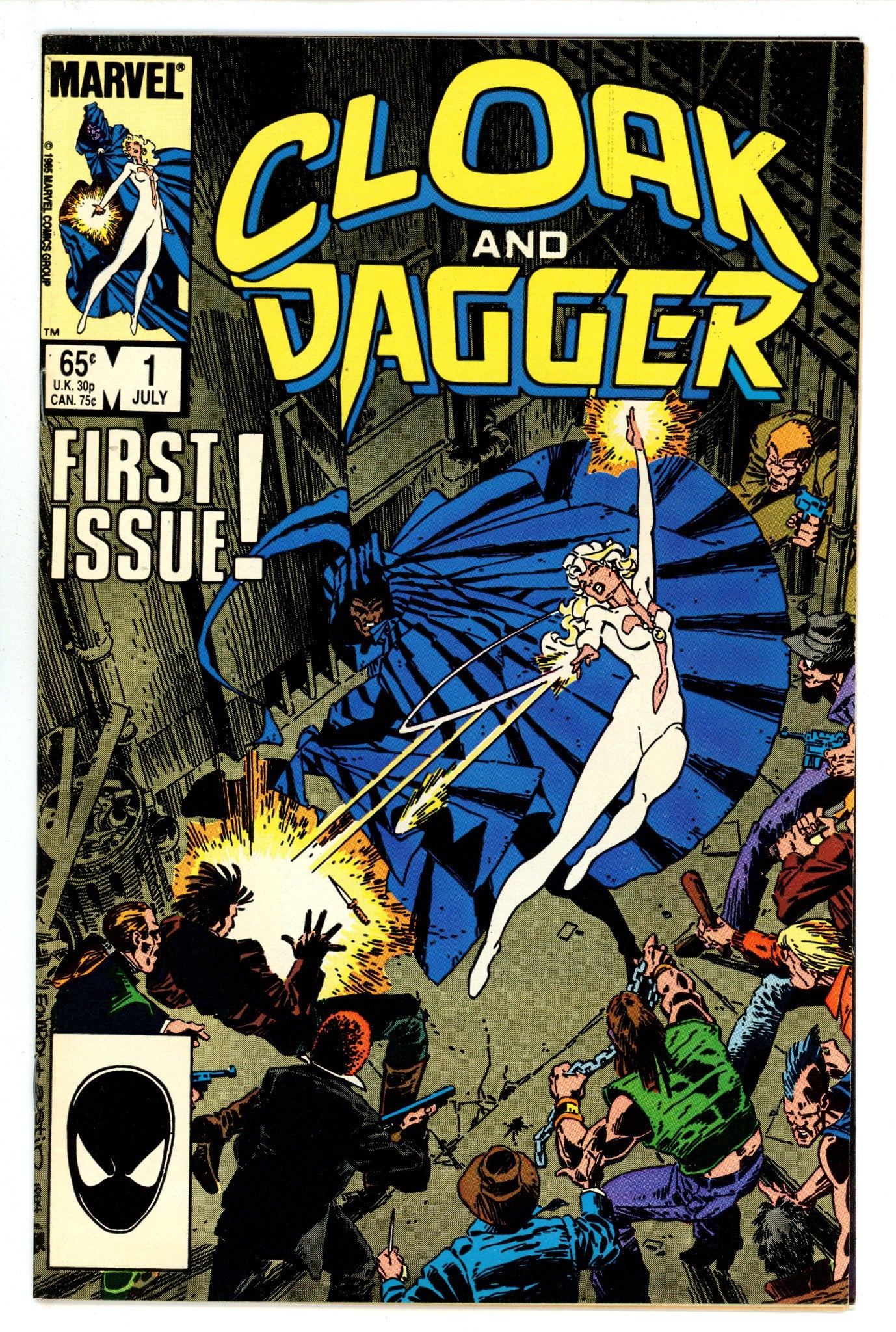 Cloak and Dagger Vol 2 1 FN- (5.5) (1985) Signed x1 1st Page Rick Leonardi 