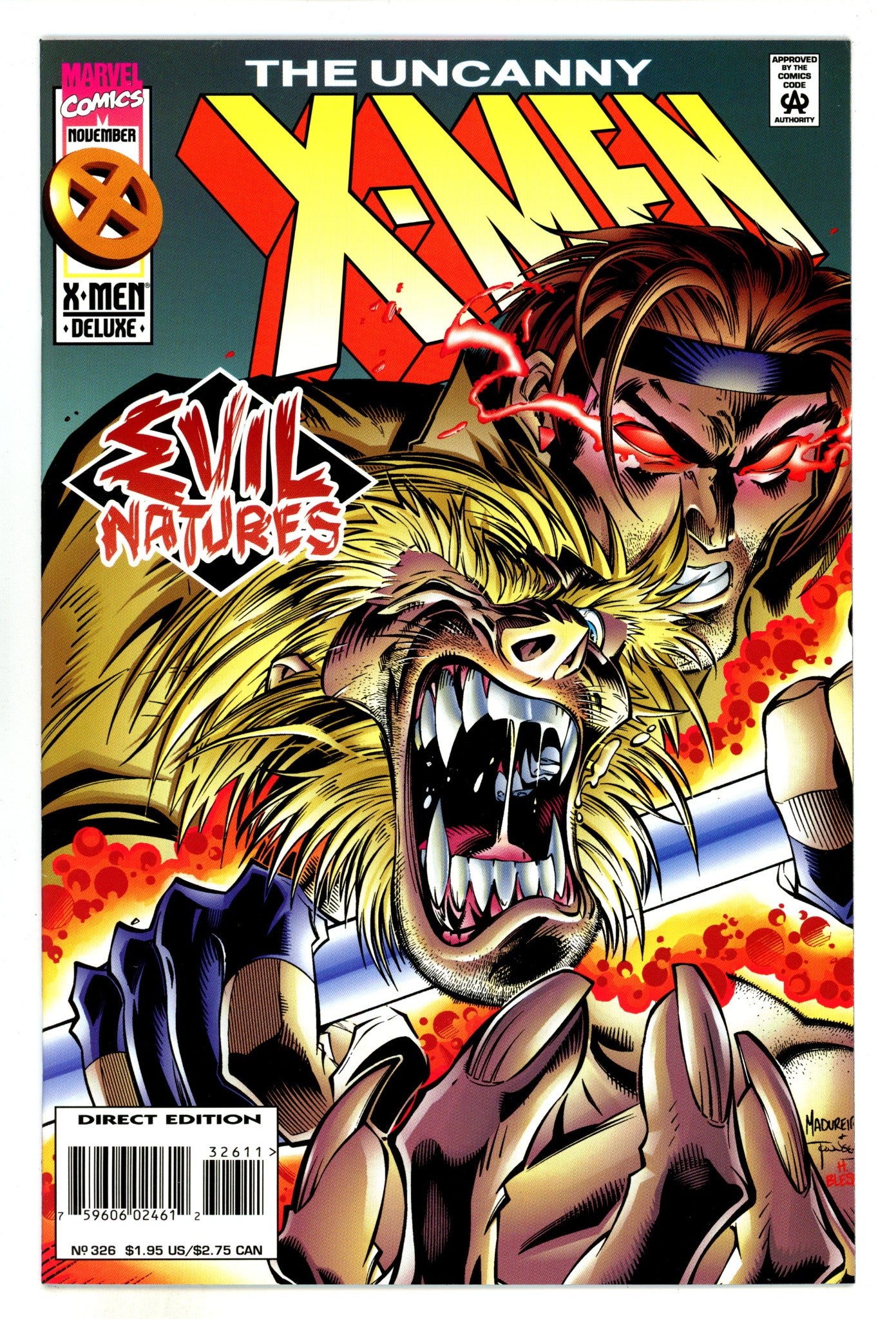 The Uncanny X-Men Vol 1 326 High Grade (1995) 