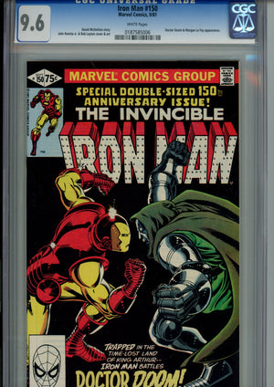 Iron Man Vol 1 150 CGC 9.6 (NM+) (1981) 