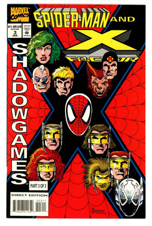 Spider-Man and X-Factor: Shadowgames 3 High Grade (1994)