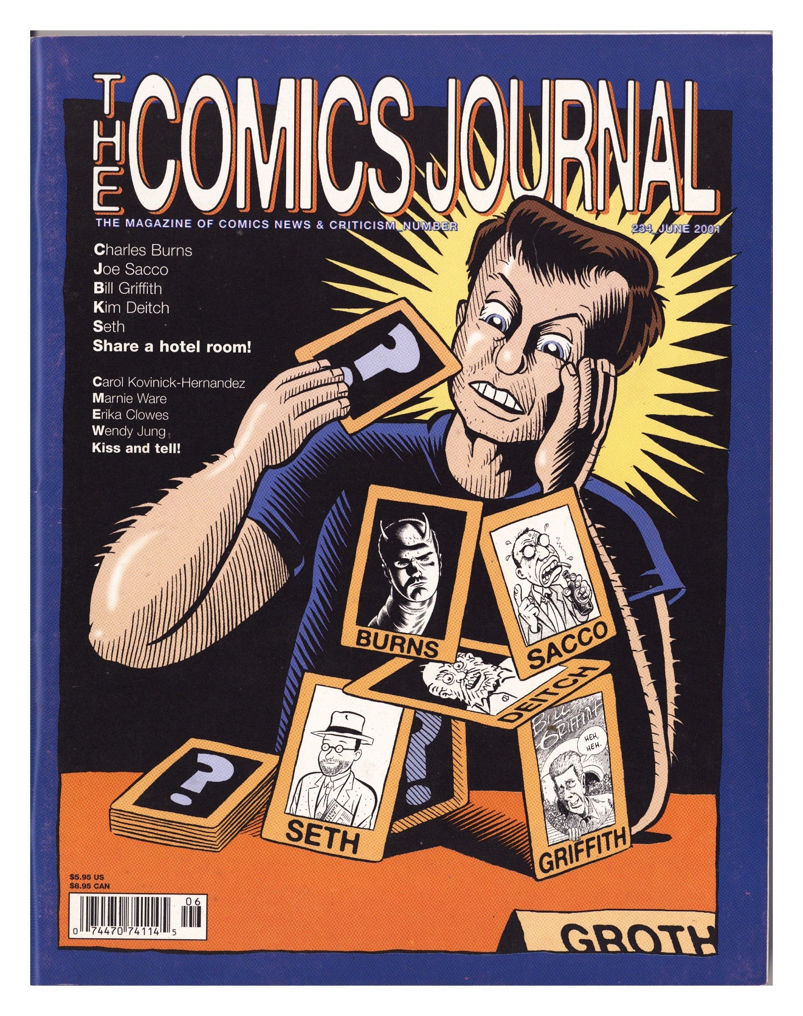 The Comics Journal 234 Mid Grade (2001) 