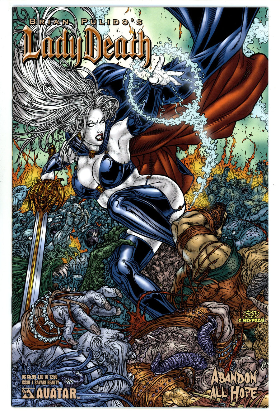 Brian Pulido's Lady Death: Abandon All Hope 1 High Grade (2005) Ryp Variant 