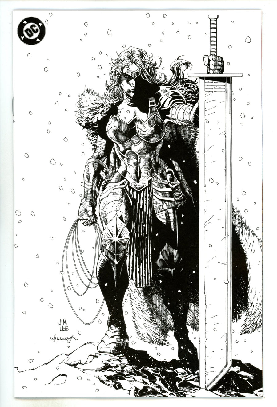 Absolute Wonder Woman 1 Lee B&W Virgin Incentive Variant NM+ (2024)