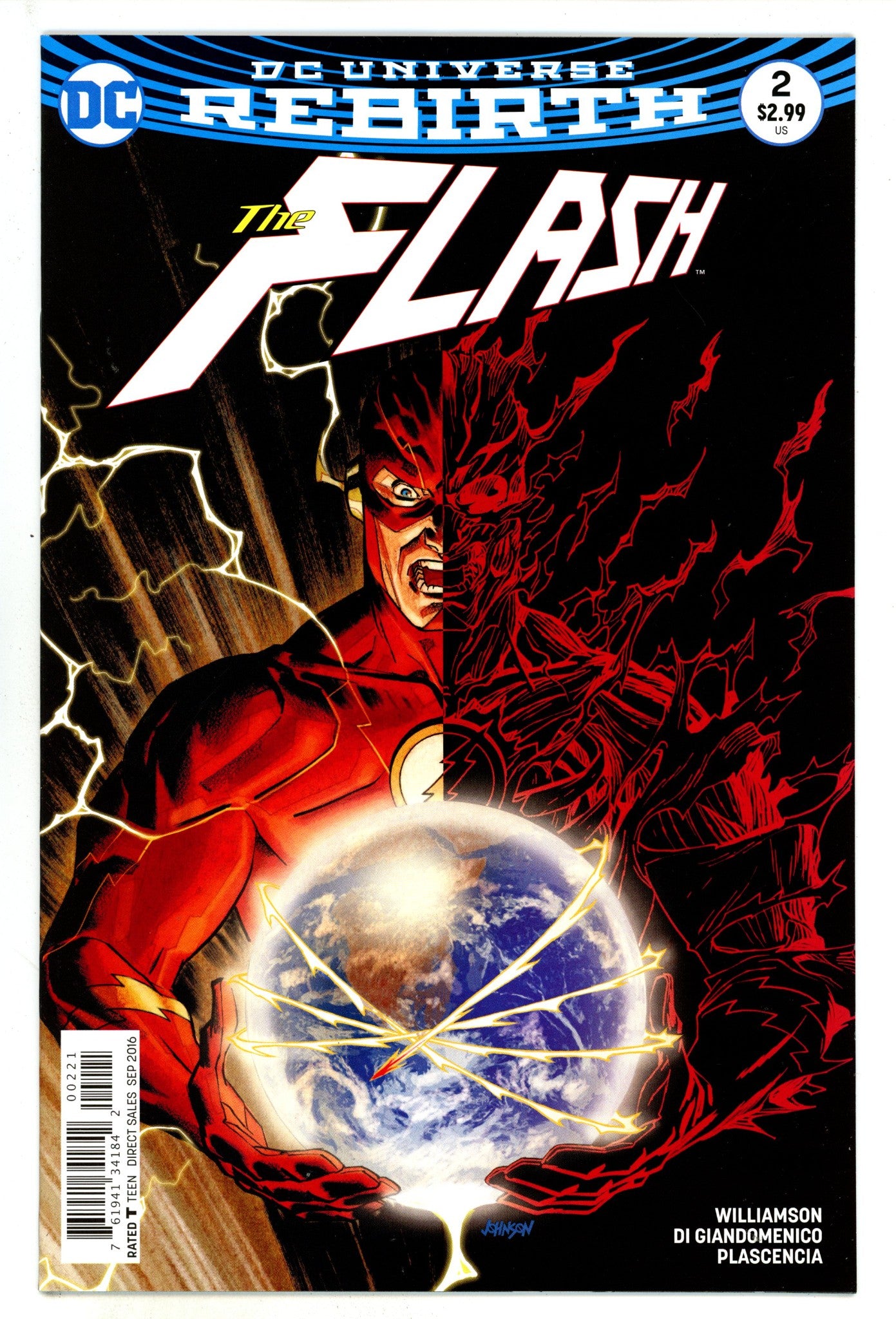 The Flash Vol 5 2 High Grade (2016) Johnson Variant 