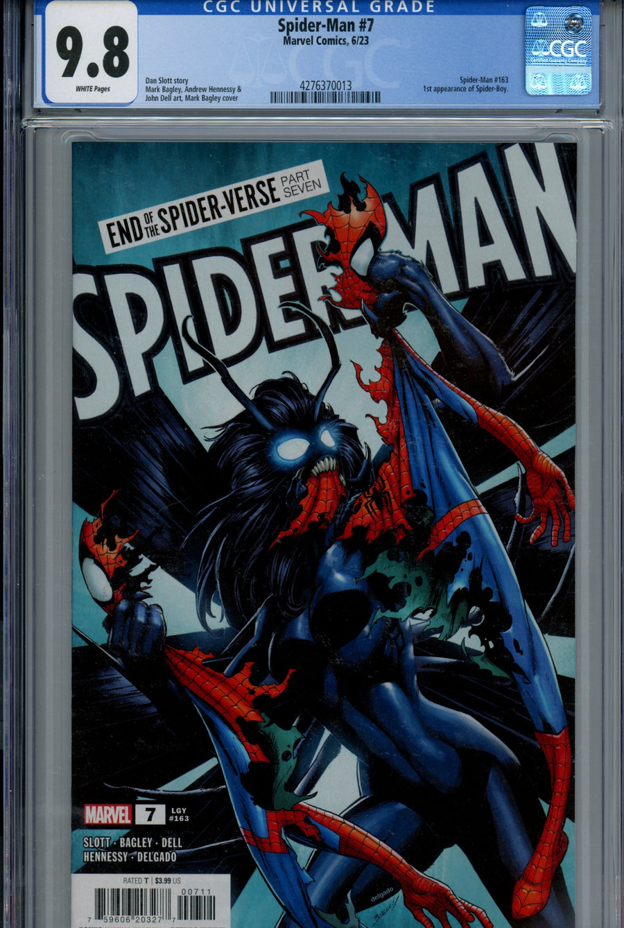 Spider-Man Vol 4 7 (163) CGC 9.8 (NM/M)  (2023)  