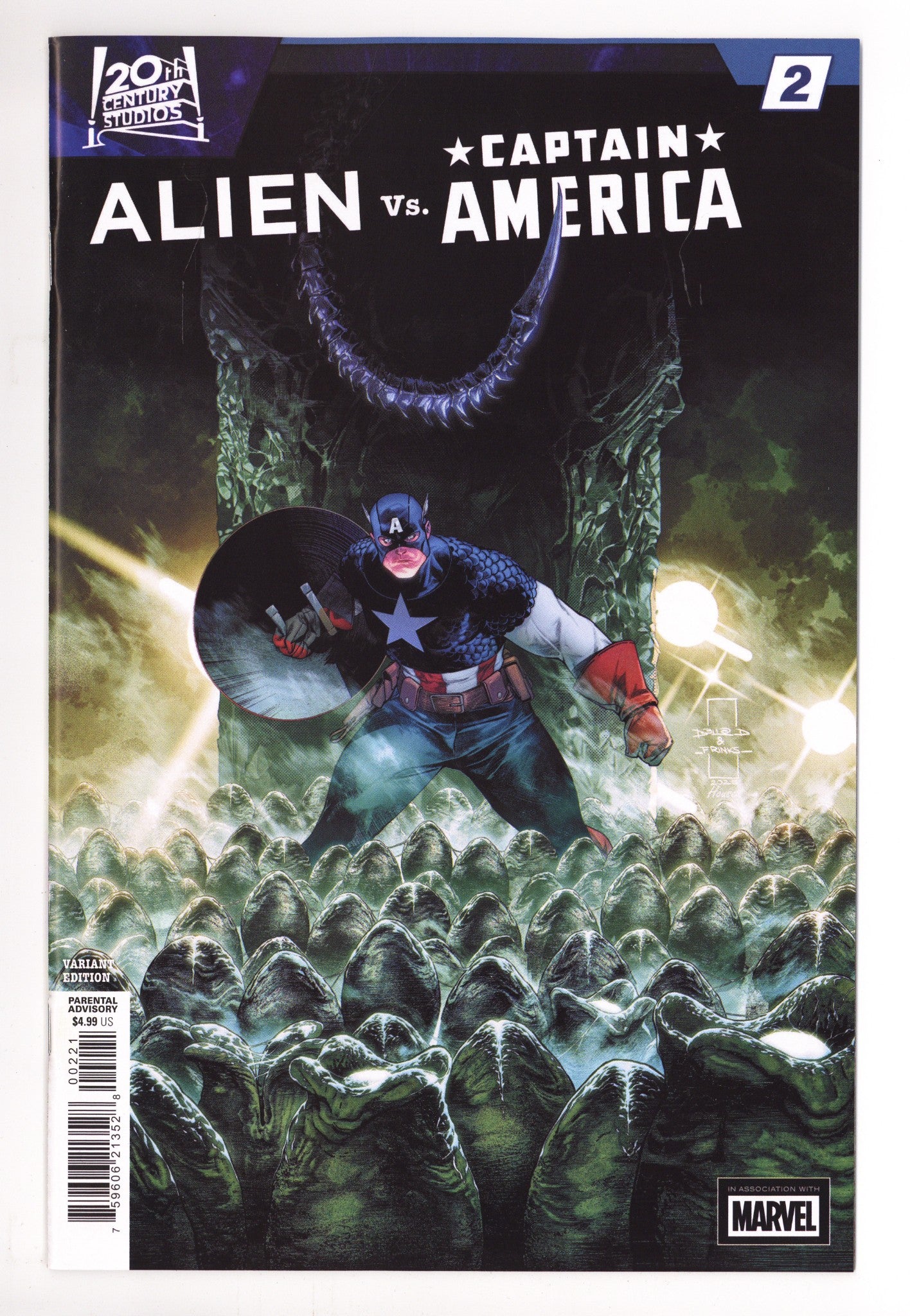 Alien Vs. Captain America 2 Diaz Variant (2025)