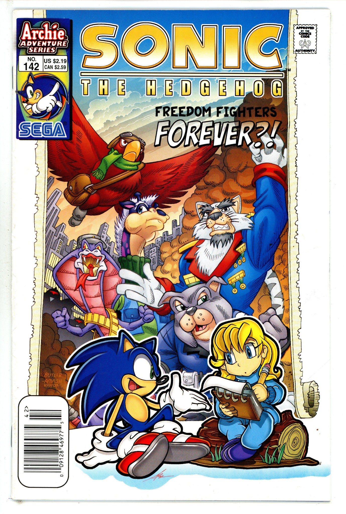Sonic the Hedgehog Vol 2 142 Newsstand FN- (2005)