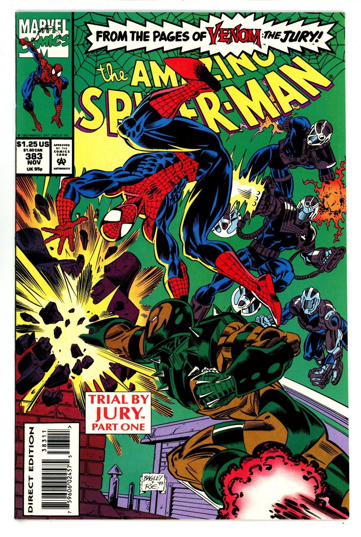 The Amazing Spider-Man Vol 1 383 VF/NM (9.0) (1993) 