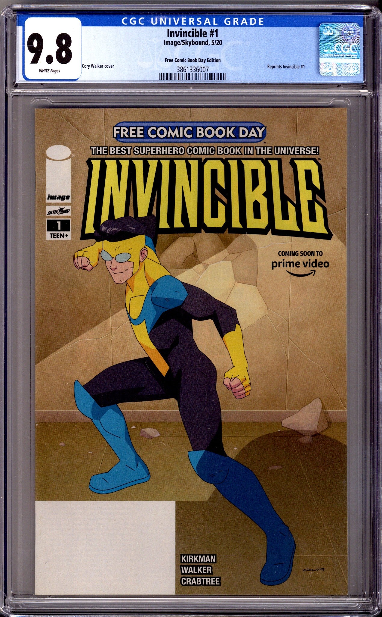 Invincible #1 Free Comic Book Day 1 CGC 9.8 (NM/M) (2020) 