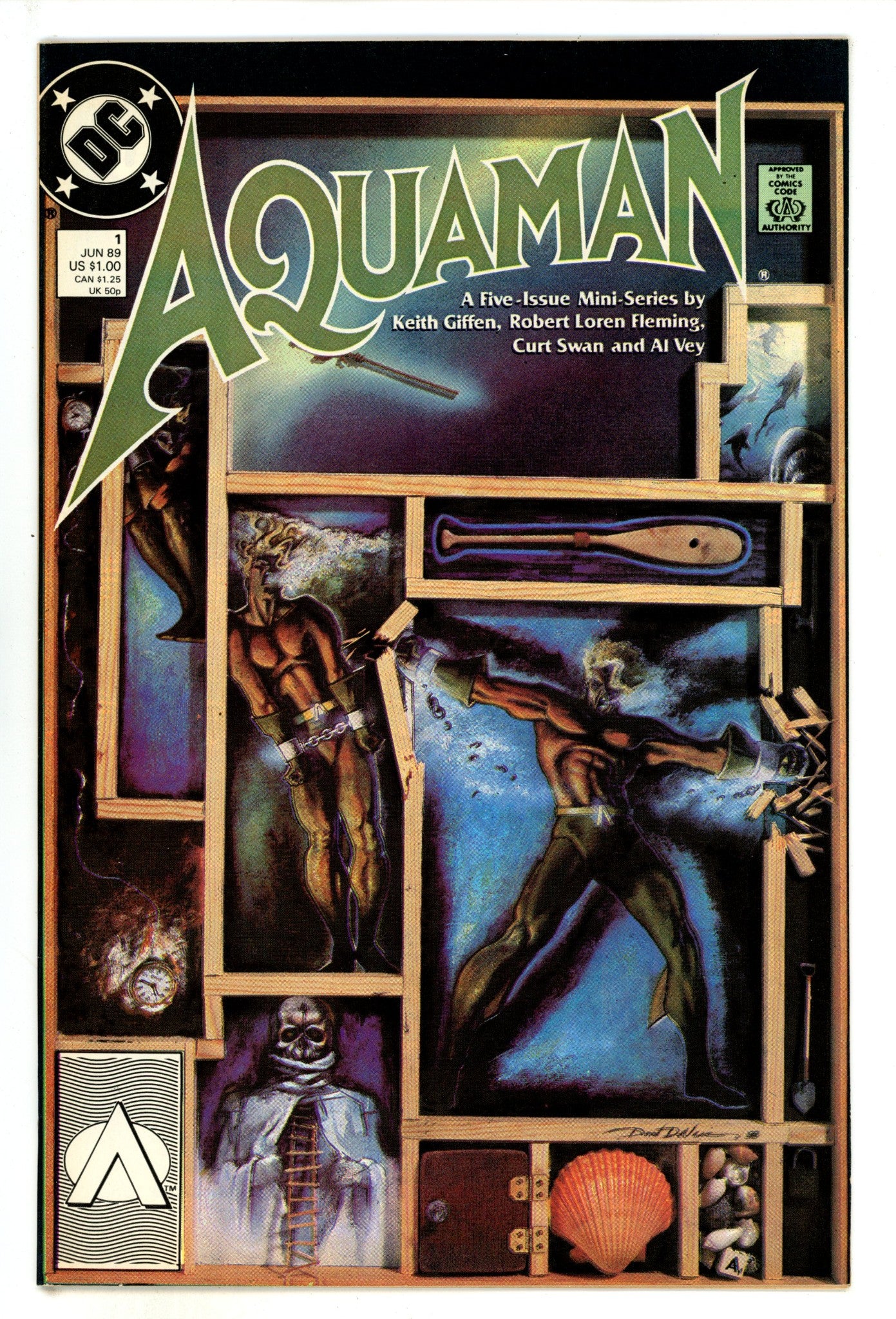Aquaman Vol 3 1 Mid Grade (1989) 