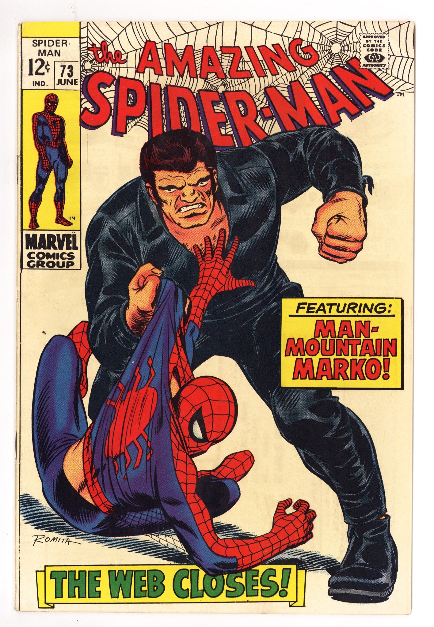 The Amazing Spider-Man Vol 1 73  FN (6.0)   (1969)        