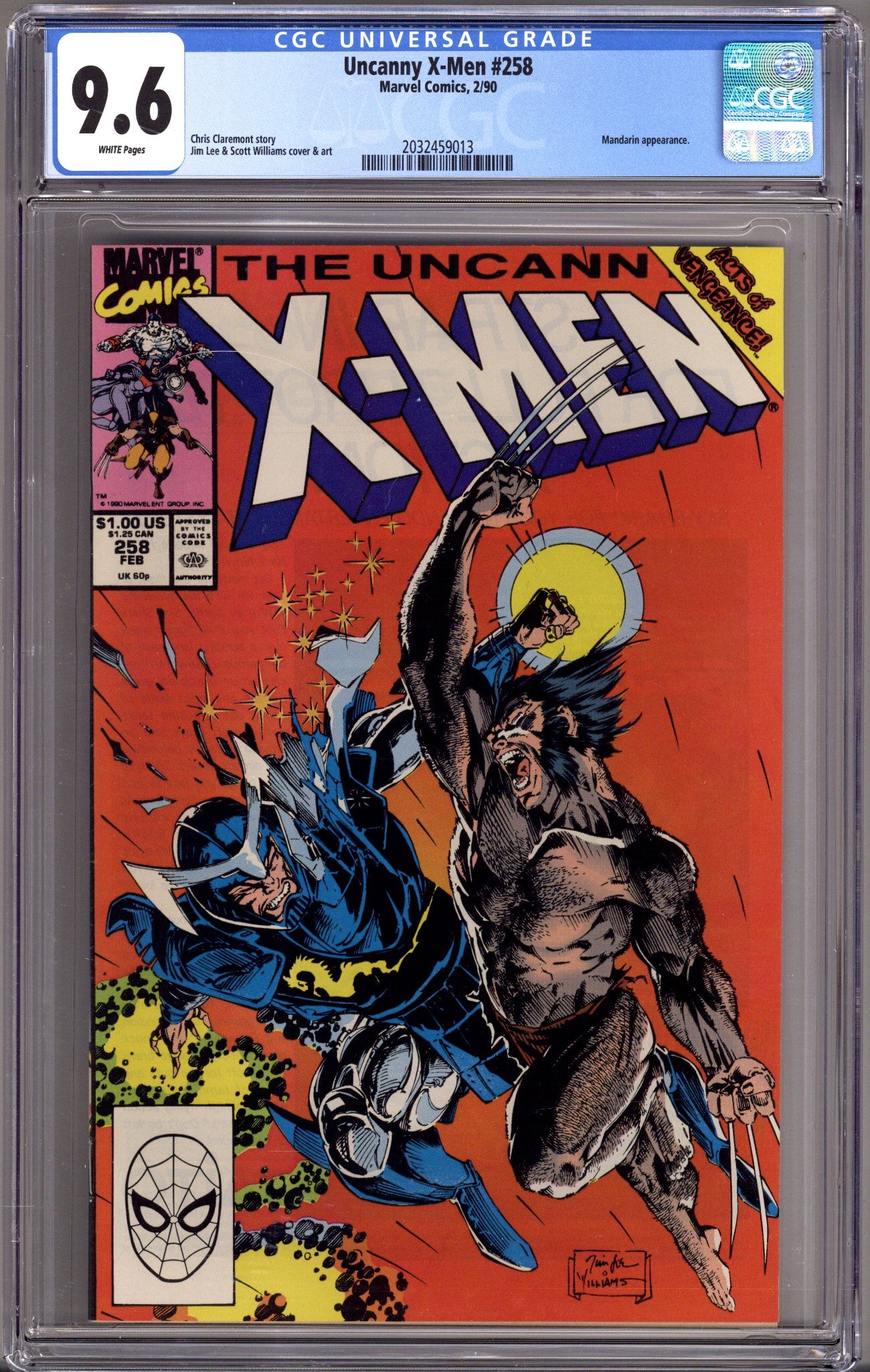 The Uncanny X-Men Vol 1 258 CGC 9.6 (NM+) (1990) 