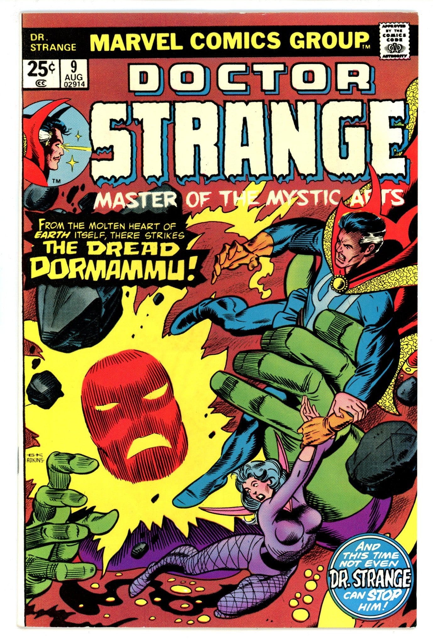 Doctor Strange Vol 2 9 VF- (7.5) (1975) 