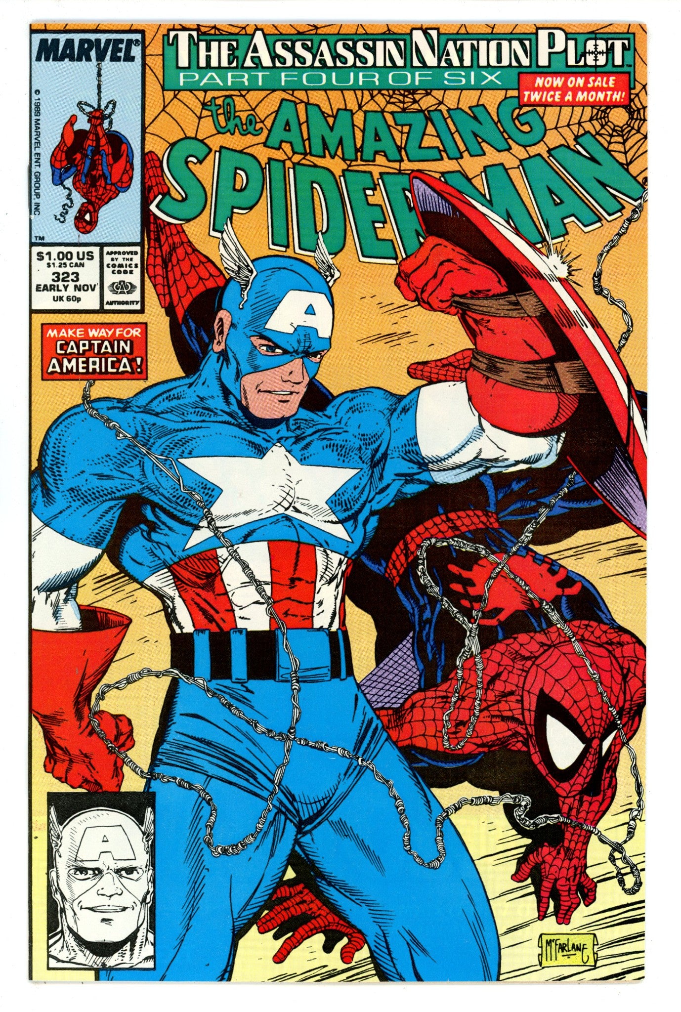 The Amazing Spider-Man Vol 1 323 VF+ (8.5) (1989) 