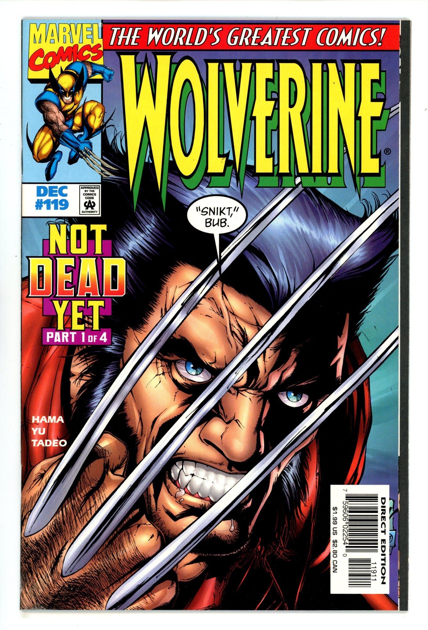 Wolverine Vol 2 119 Mid Grade (1997) 