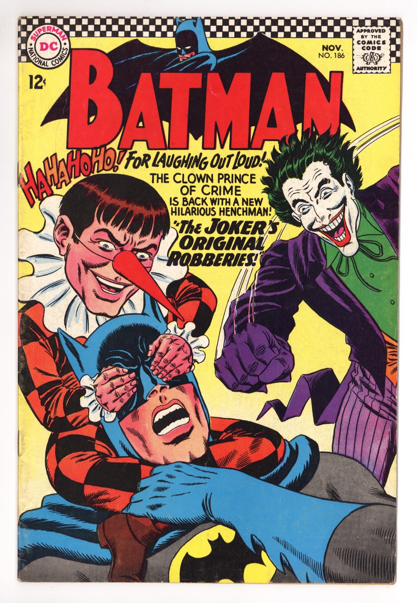 Batman Vol 1 186 FN- (5.5) (1966) 