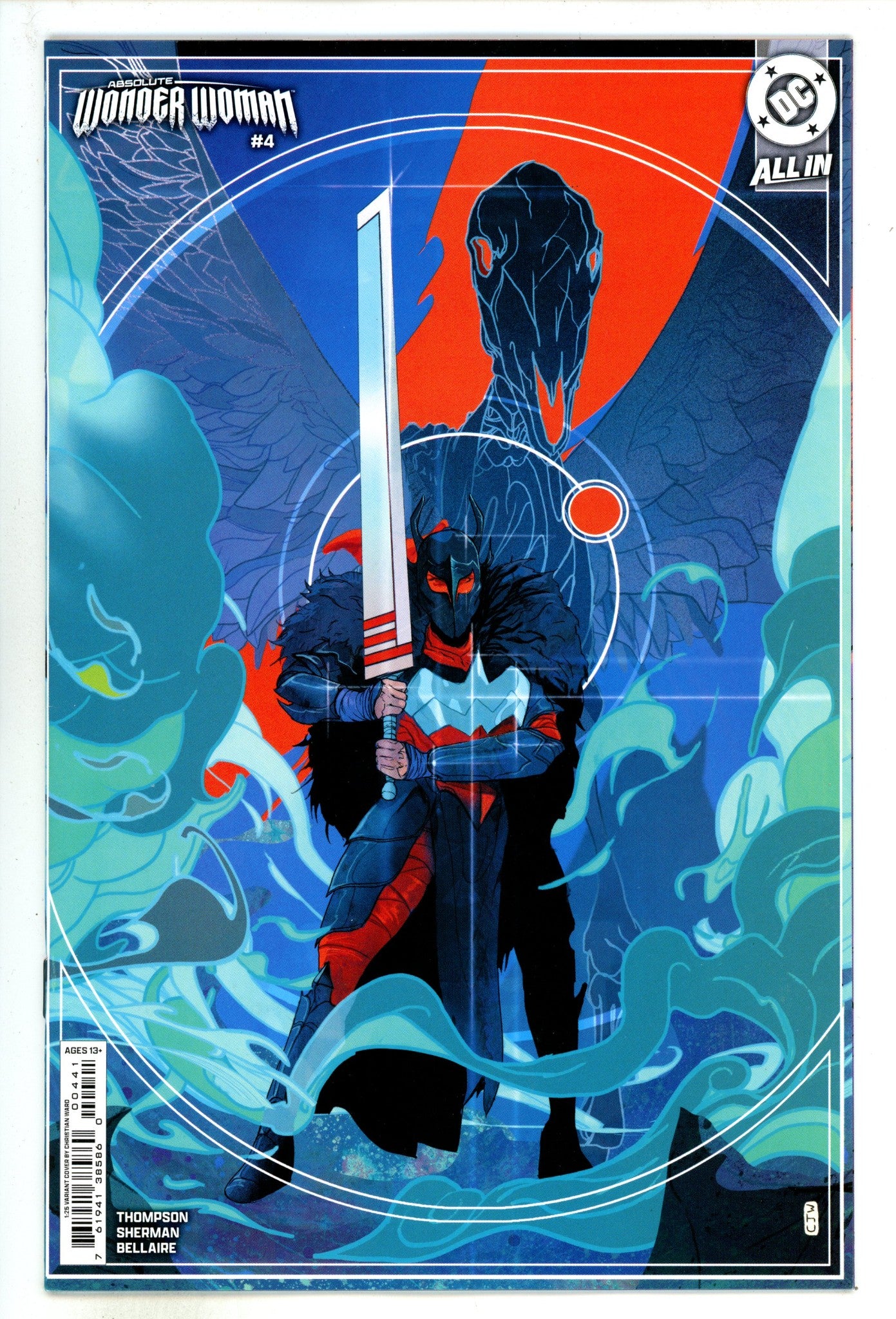 Absolute Wonder Woman  4 Ward  Incentive Variant NM-  (2025)