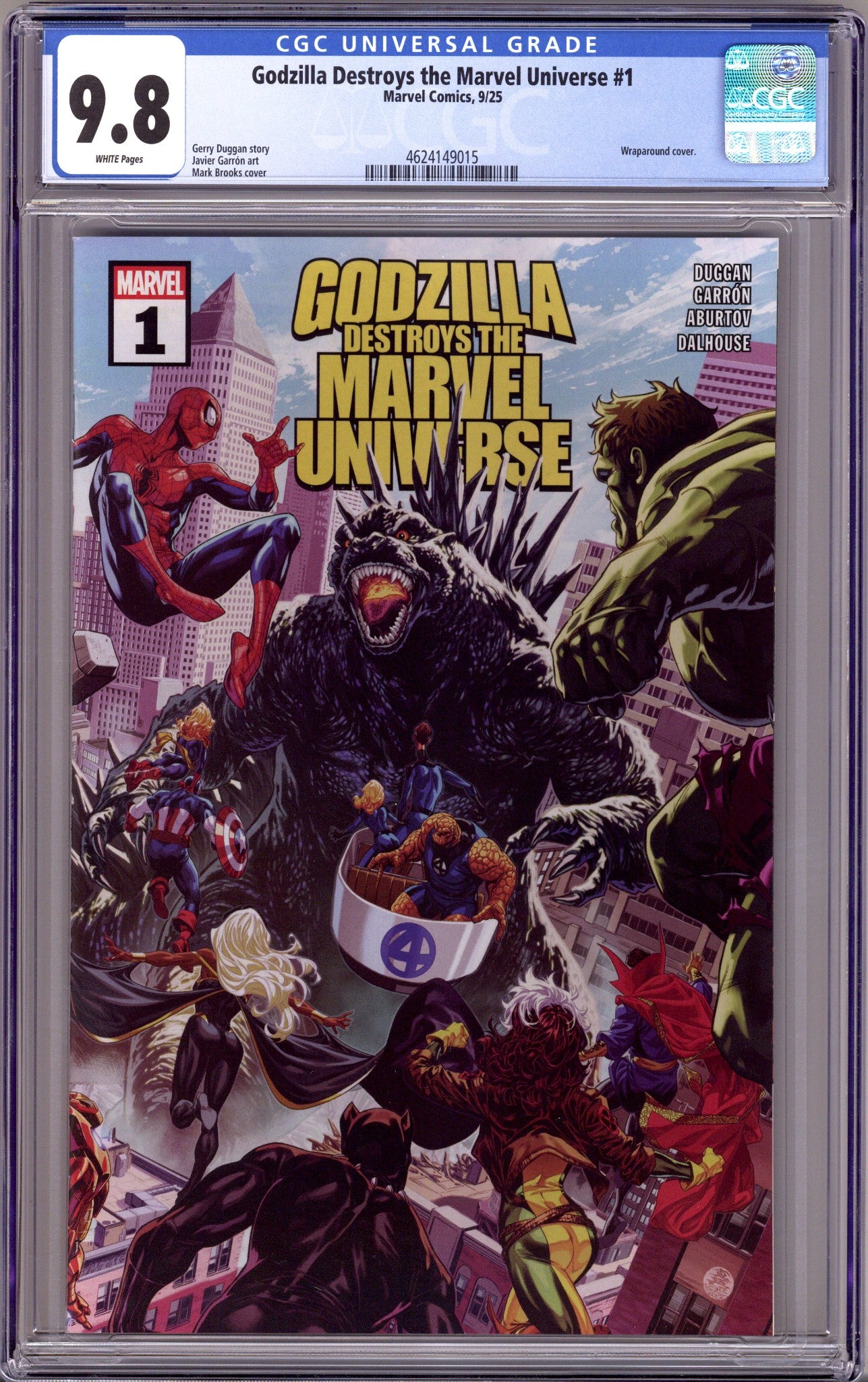 Godzilla Destroys the Marvel Universe 1 CGC 9.8 (NM/M) (2025) 