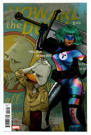 Howard the Duck Vol 6 1 VF/NM (9.0) (2013) Quinones Incentive Variant