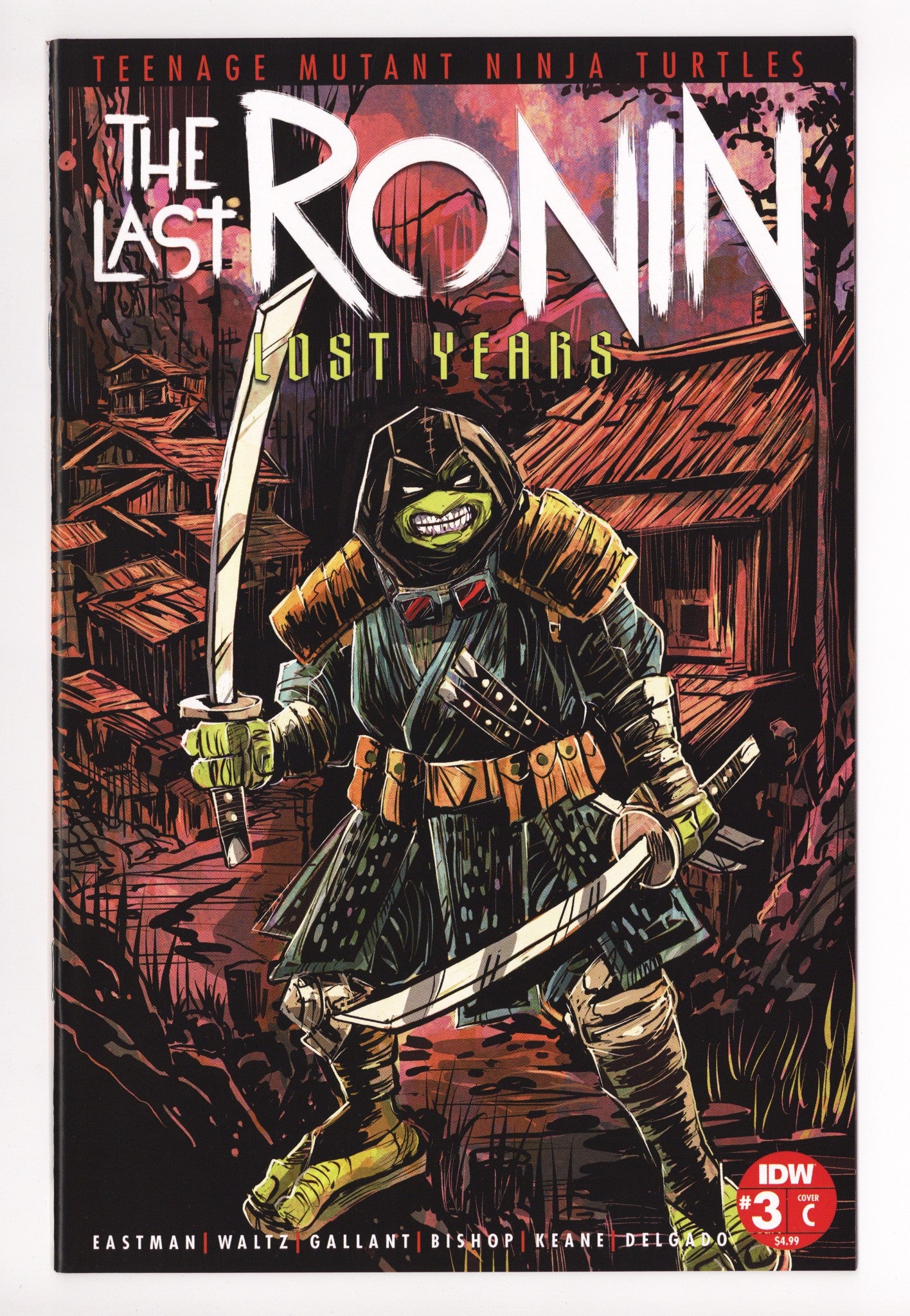 Teenage Mutant Ninja Turtles: The Last Ronin - Lost Years 3 High Grade (2023) Jennings Variant 