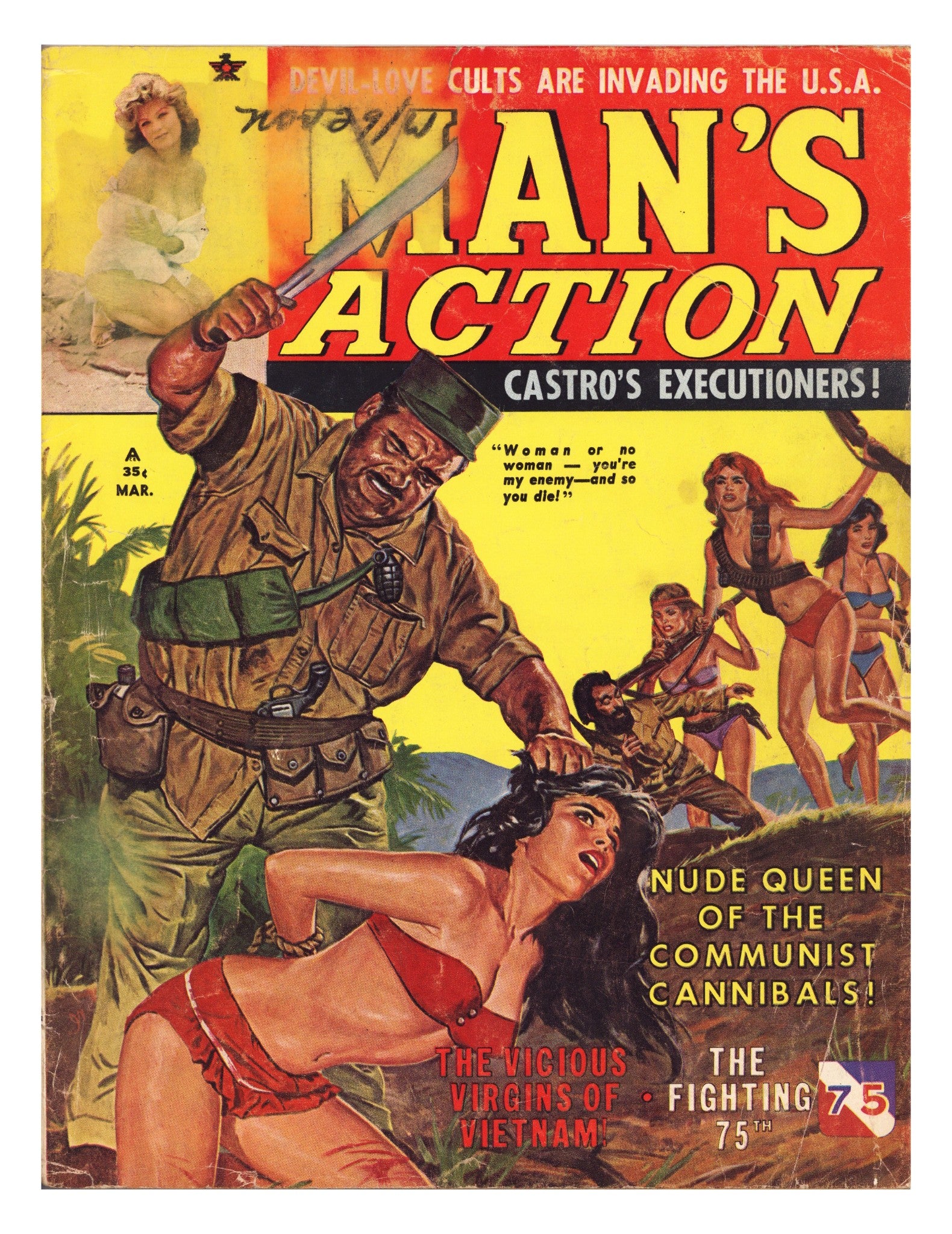 Man's Action Vol 3 12 GD (2.0) (1961) 