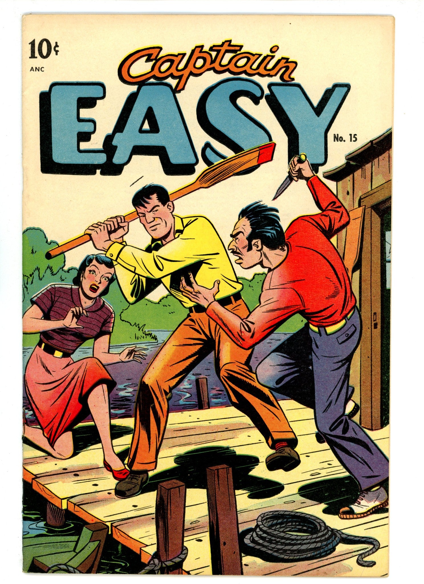 Captain Easy 15 FN/VF (7.0) (1949) 