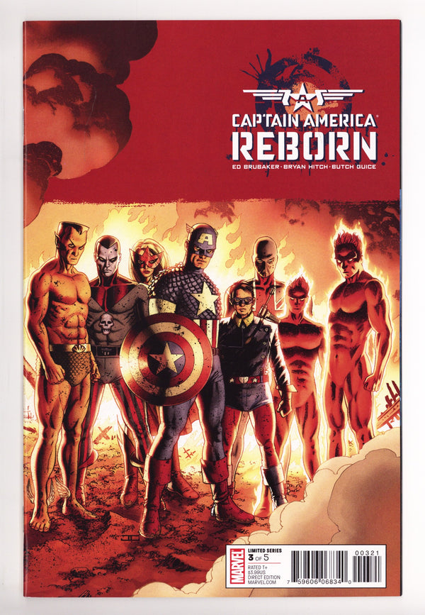 Captain America: Reborn Vol 1 3 High Grade (2009) Cassaday Variant