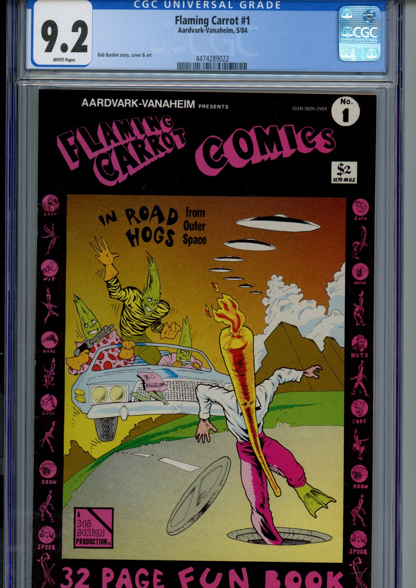 Flaming Carrot Comics 1 CGC 9.2 (NM-) (1984) 