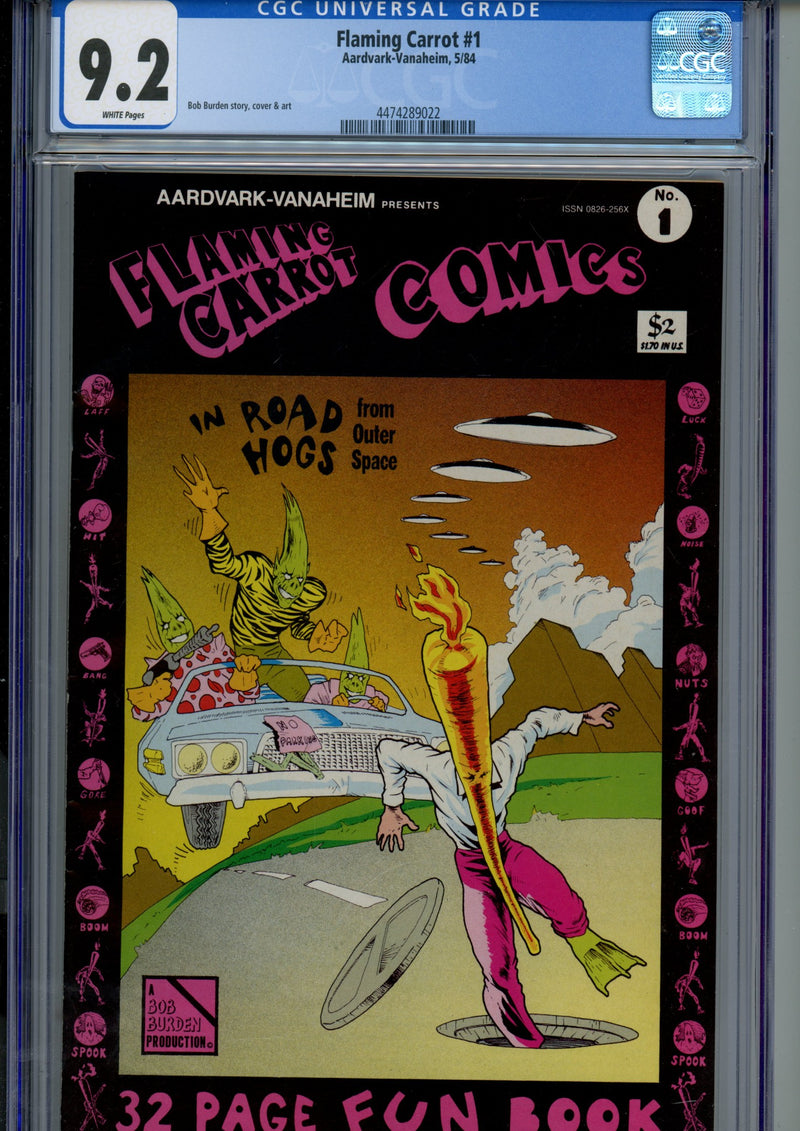 Flaming Carrot Comics 1 CGC 9.2 (NM-) (1984) 