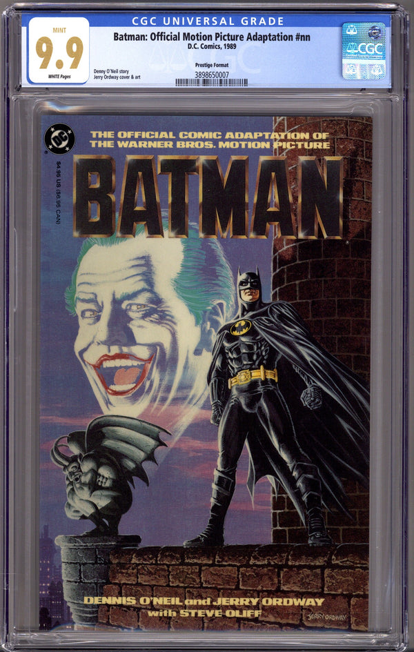 Batman: The Official Comic Adaptation of the Warner Bros. Motion Picture [nn] CGC 9.9 (MINT) (1989)