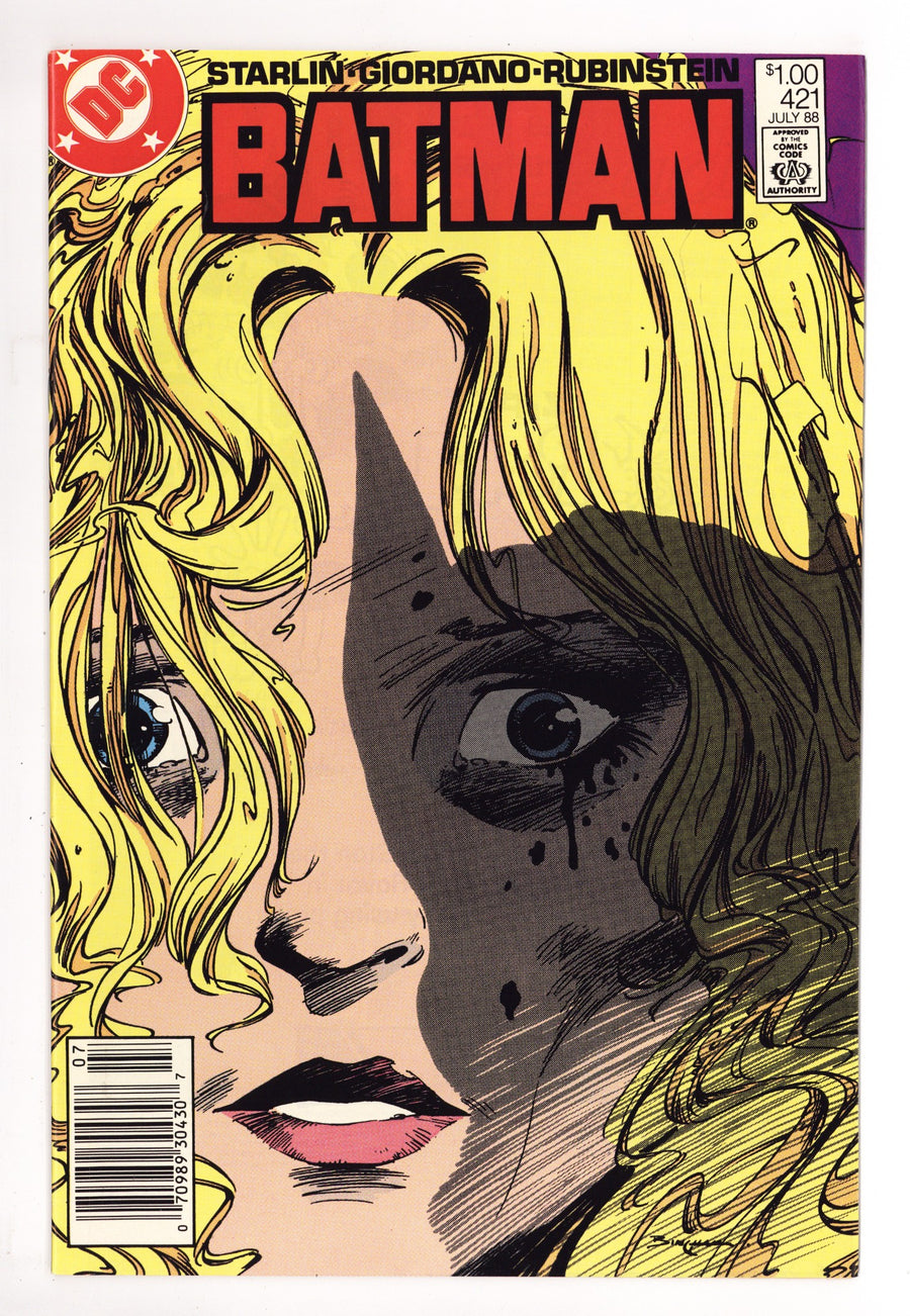 Batman Vol 1 421 VF (8.0) (1988) Canadian Price Variant 
