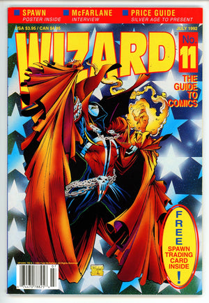 Wizard 11 Newsstand NM- (1992)