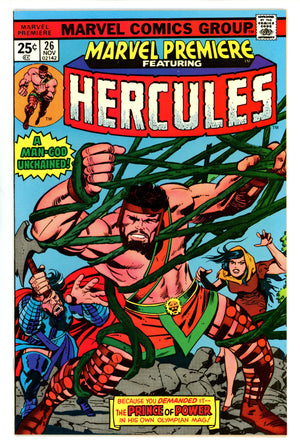 Marvel Premiere 26 NM- (9.2) (1975) 