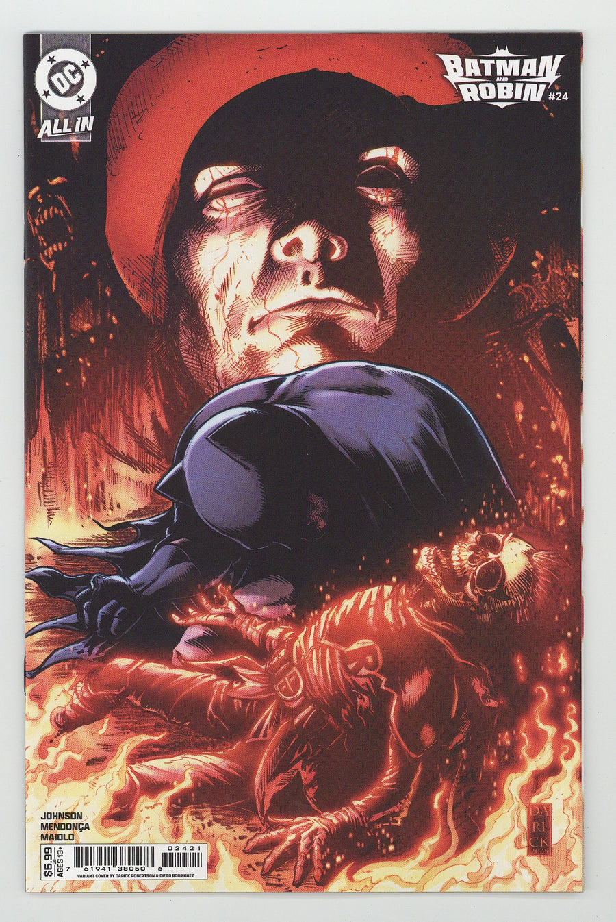 Batman And Robin Vol 3 24 Robertson Variant (2025)