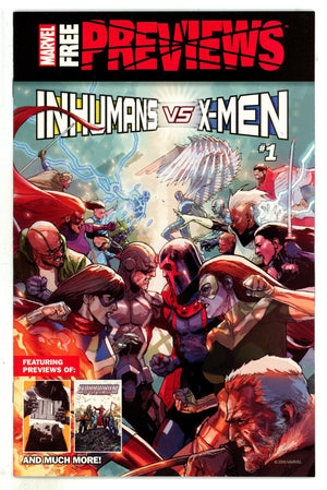 Marvel Previews Inhumans vs x-Men 1 High Grade (2017)
