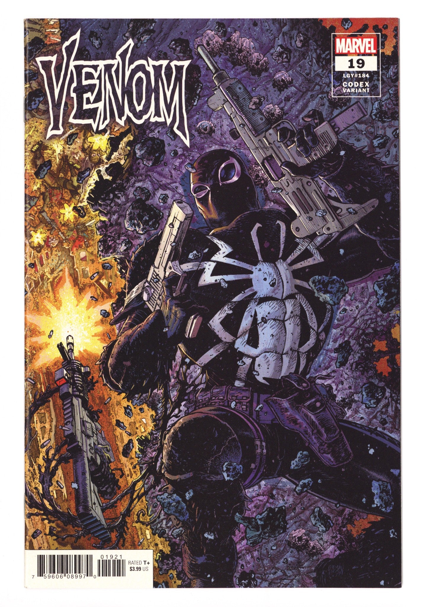 Venom Vol 4 19 (184) NM- (9.2) (2019) Moore Incentive Variant 