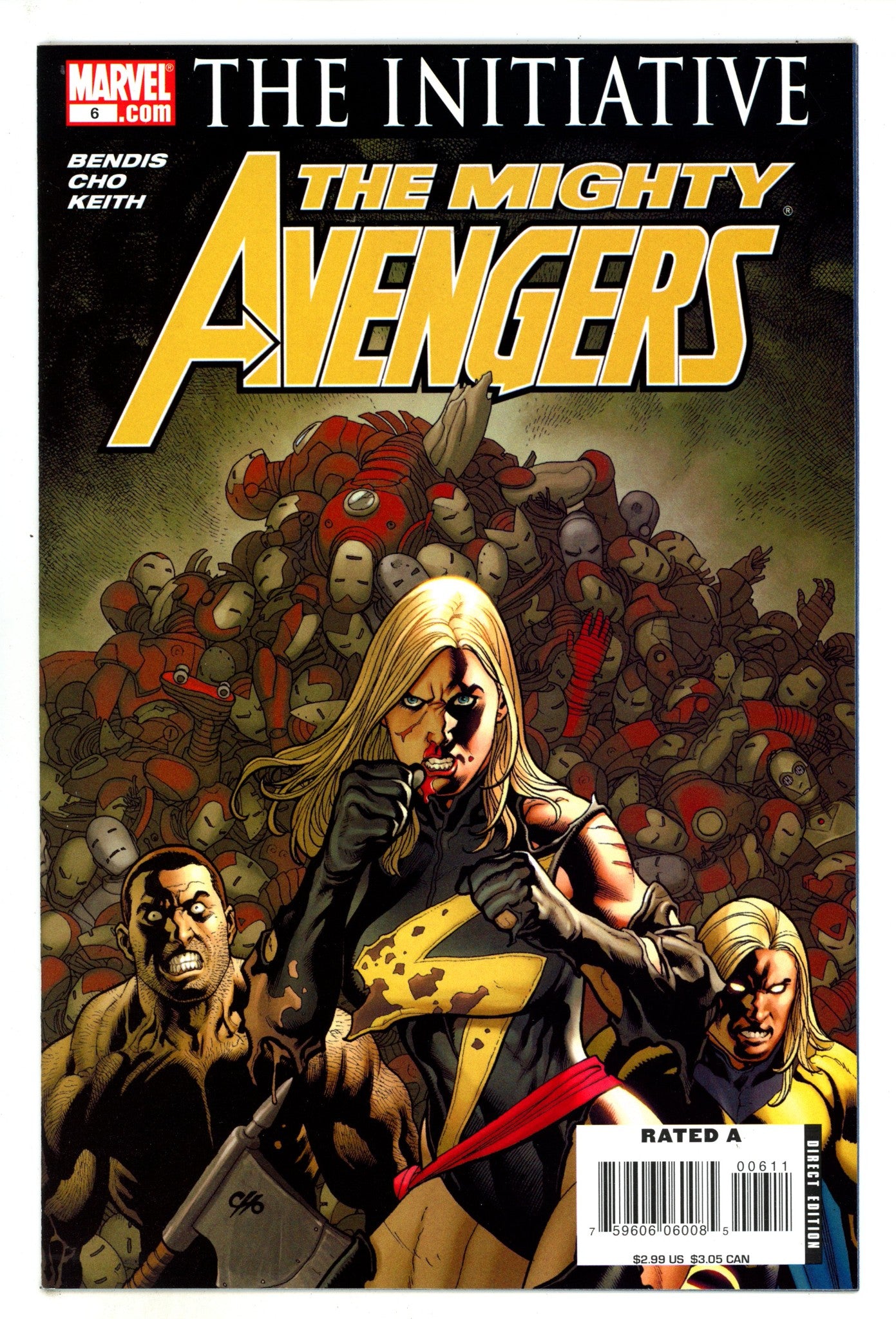 The Mighty Avengers Vol 1 6  High Grade   (2008)        