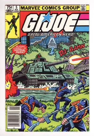 G.I. Joe, A Real American Hero 5 VF/NM (9.0) (1982) Canadian Price Variant