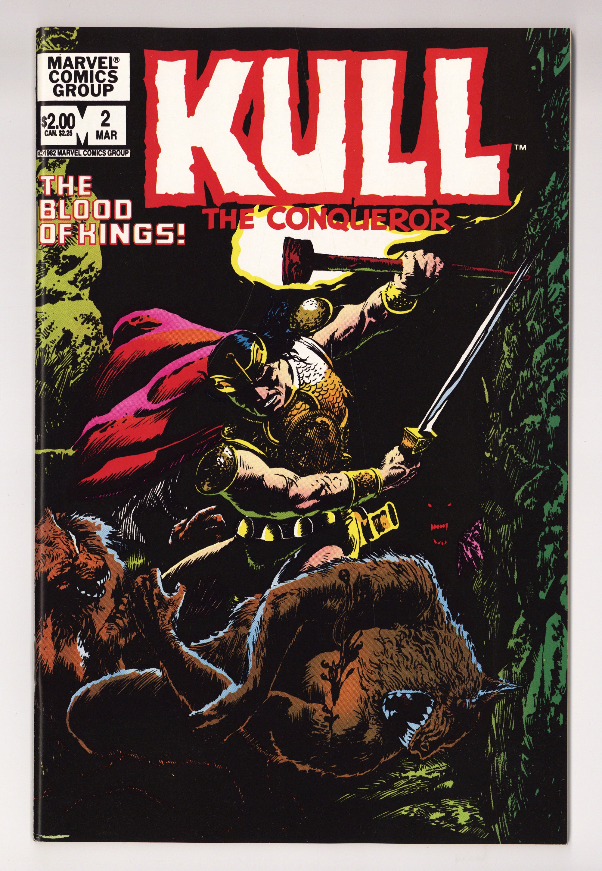 Kull the Conqueror Vol 2 2 High Grade (1982) 