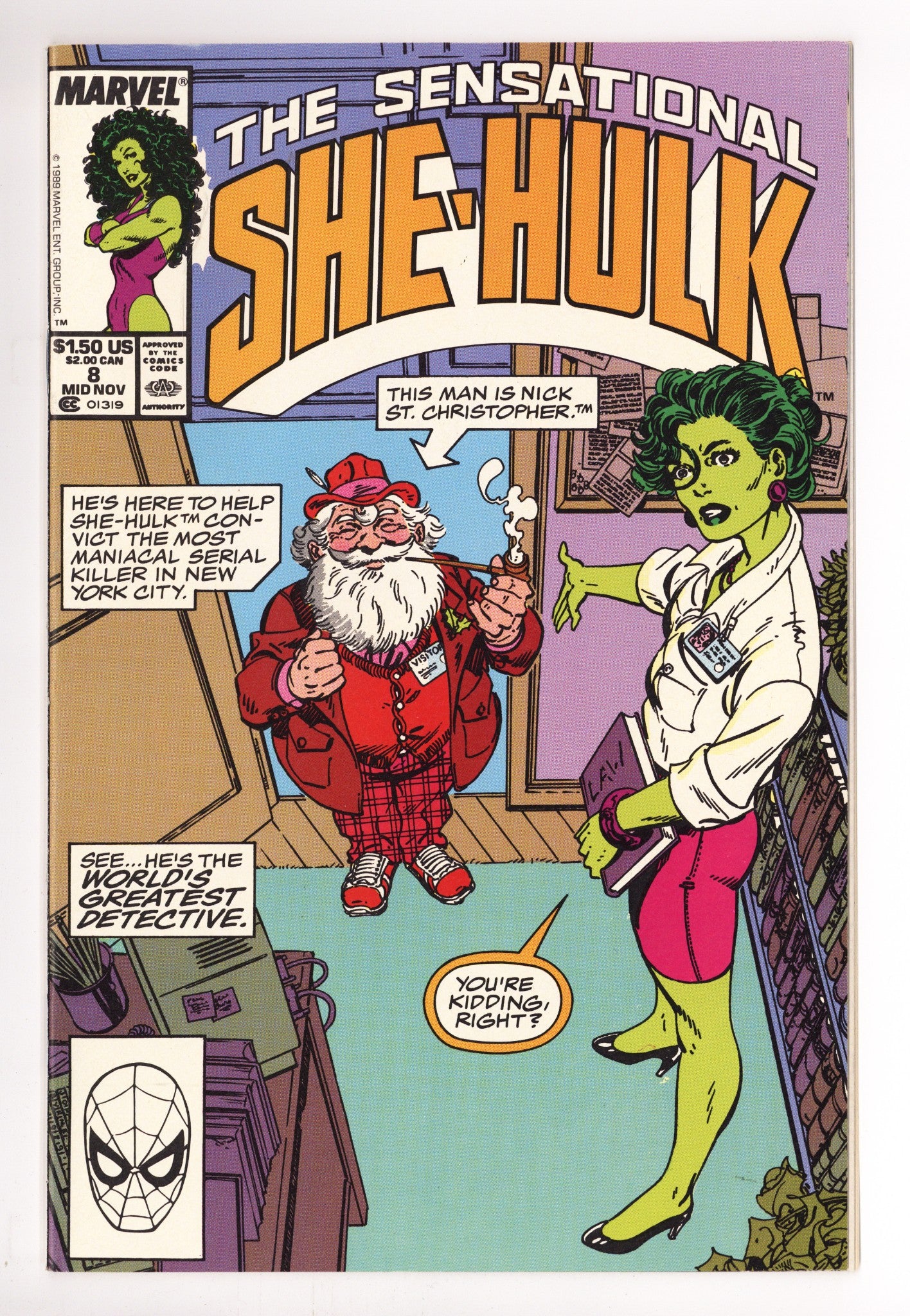 The Sensational She-Hulk 8 Mid Grade (1989) 
