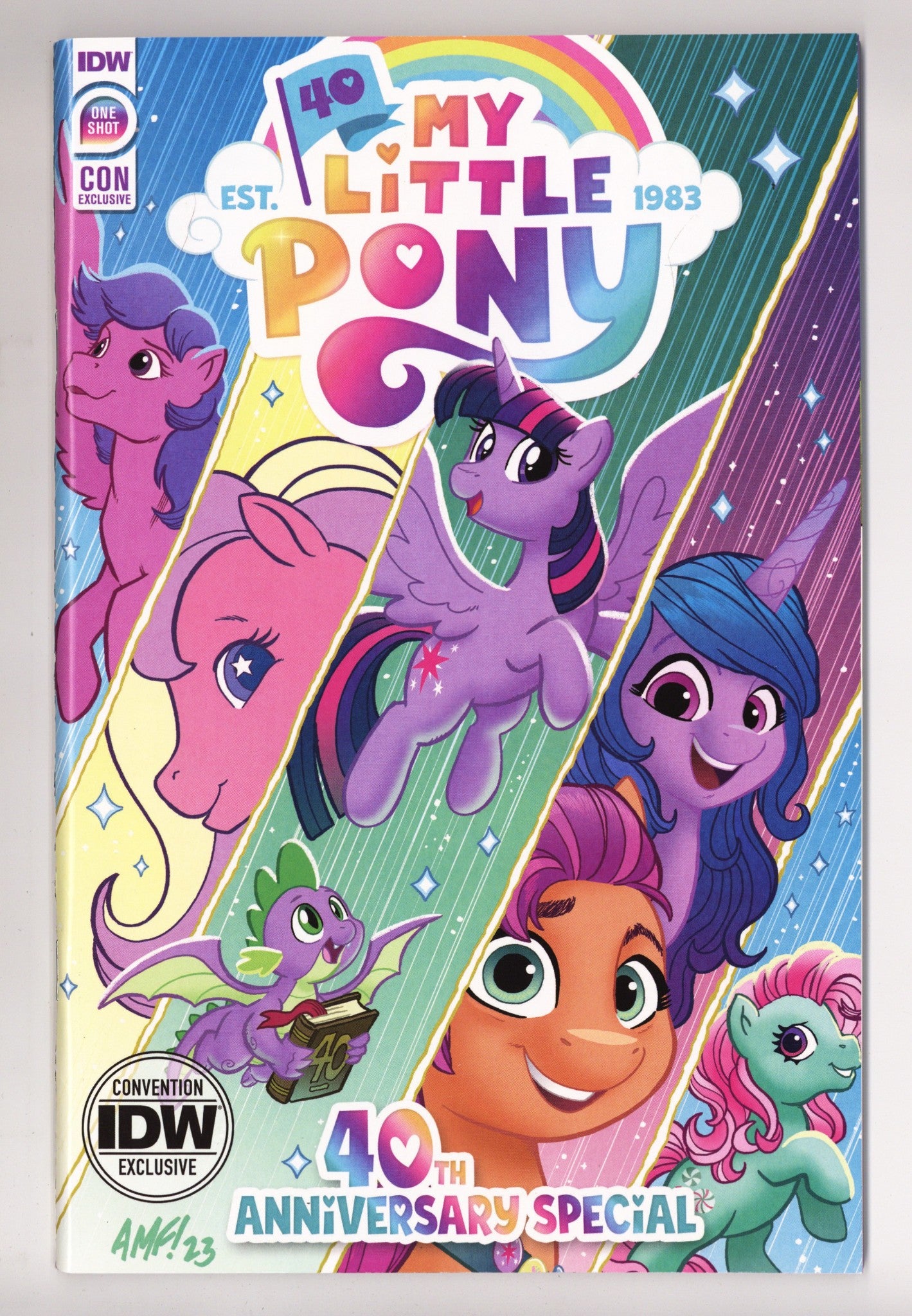 My Little Pony: 40th Anniversary [nn] VF+ (8.5) (2023) Fleecs SDCC Exclusive Variant 