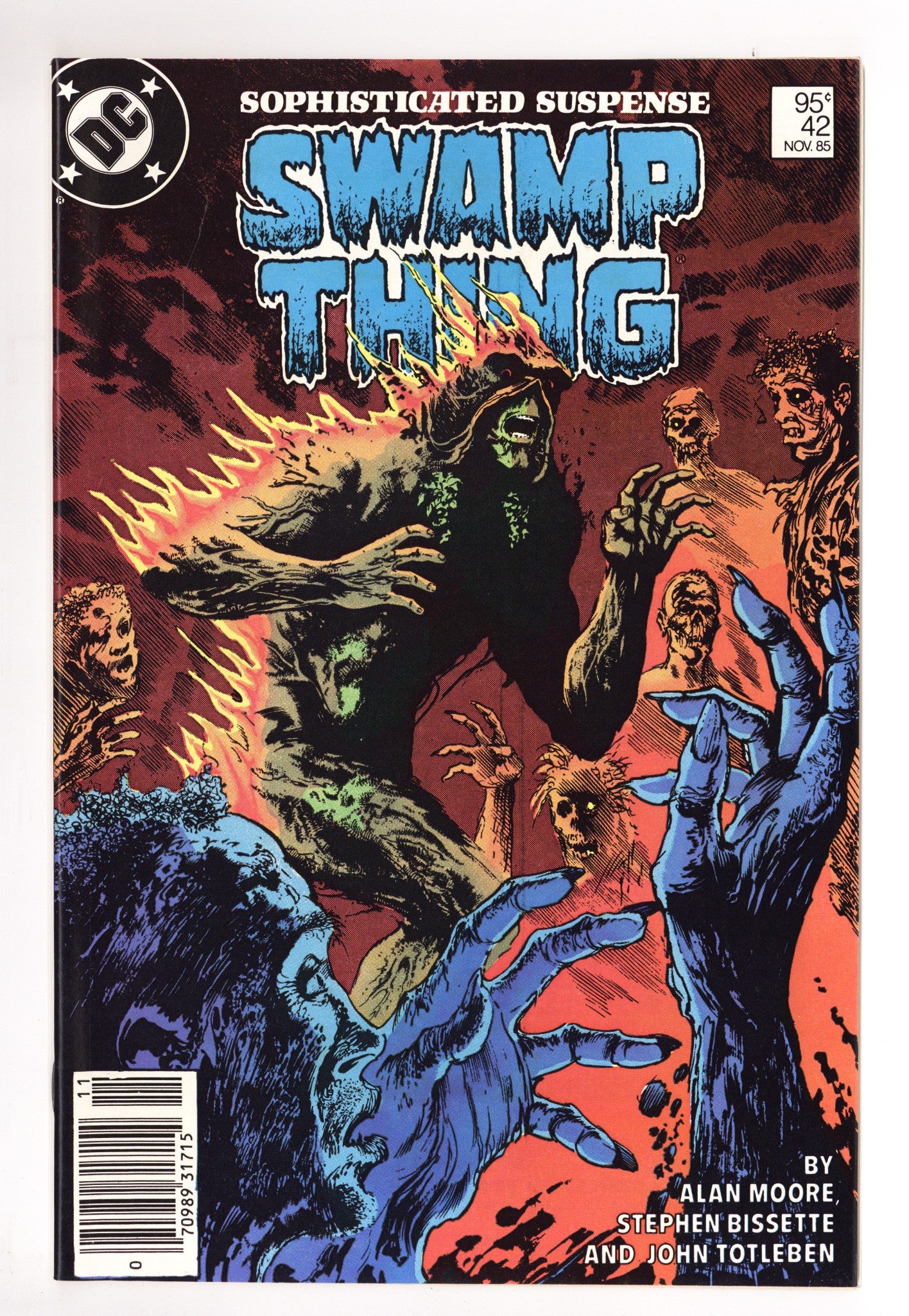 Swamp Thing Vol 2 42 NM- (9.2) (1985) Canadian Price Variant 