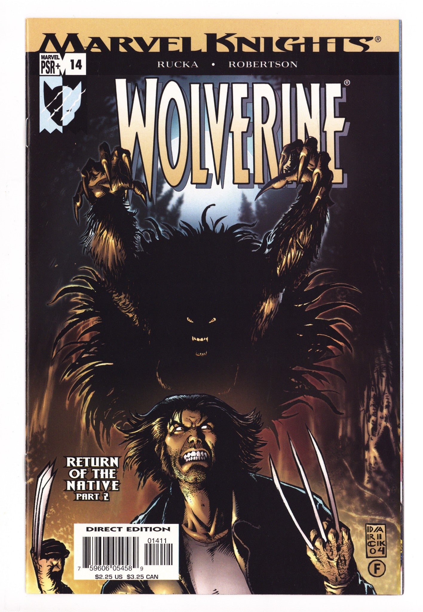 Wolverine Vol 3 14 High Grade (2004) 