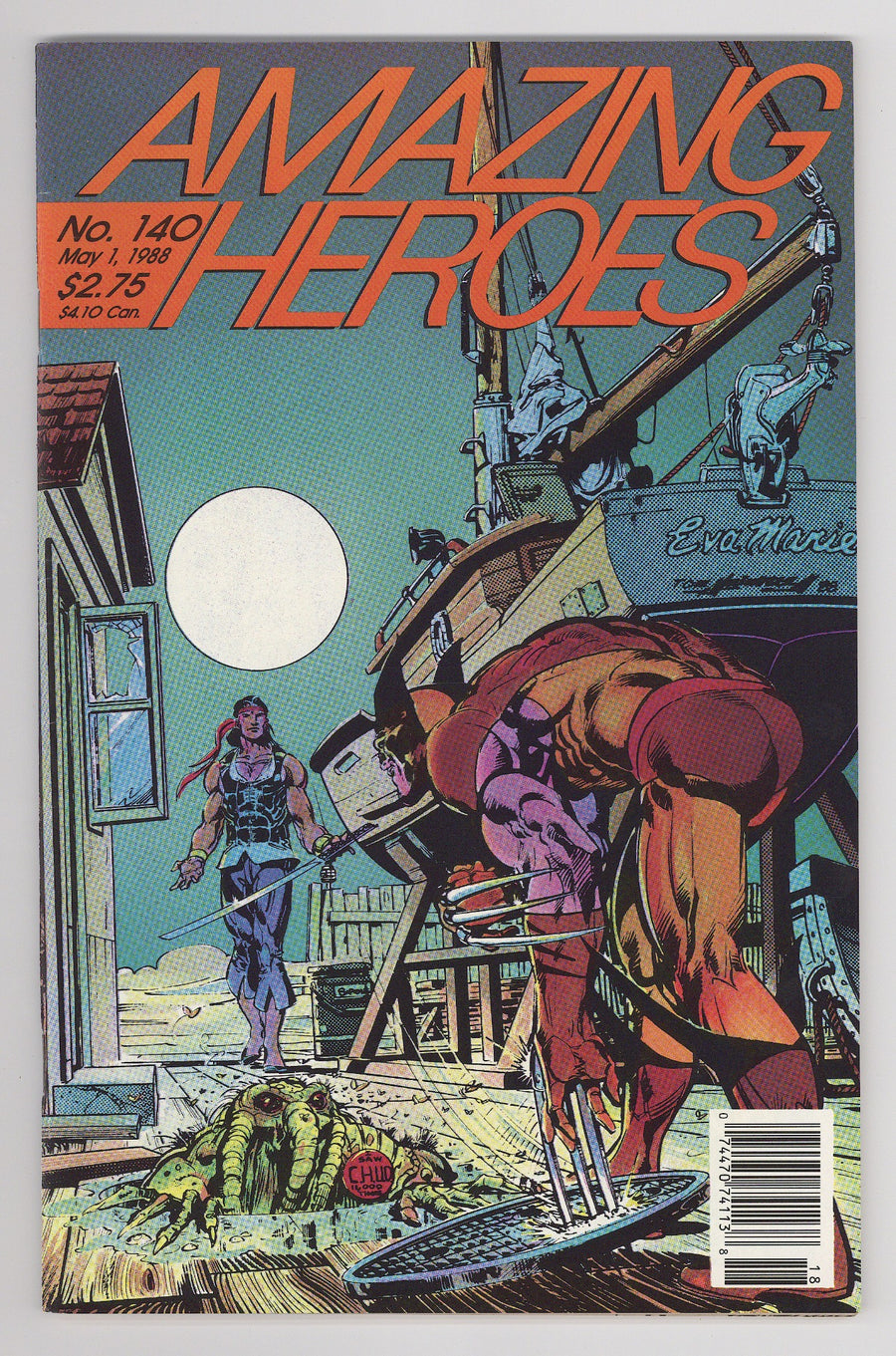 Amazing Heroes 140 VF (8.0) (1988) 