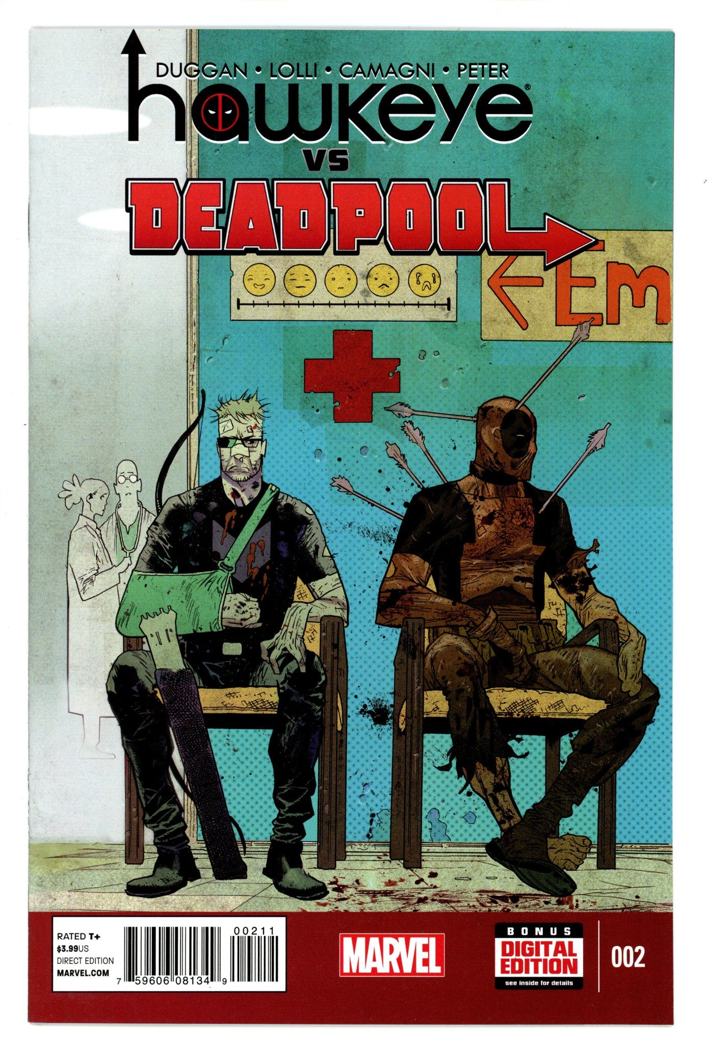Hawkeye vs. Deadpool Vol 5 2 High Grade (2015) 