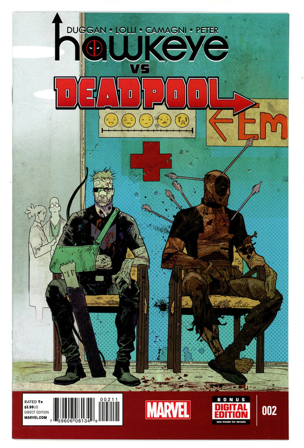 Hawkeye vs. Deadpool Vol 5 2 High Grade (2015)